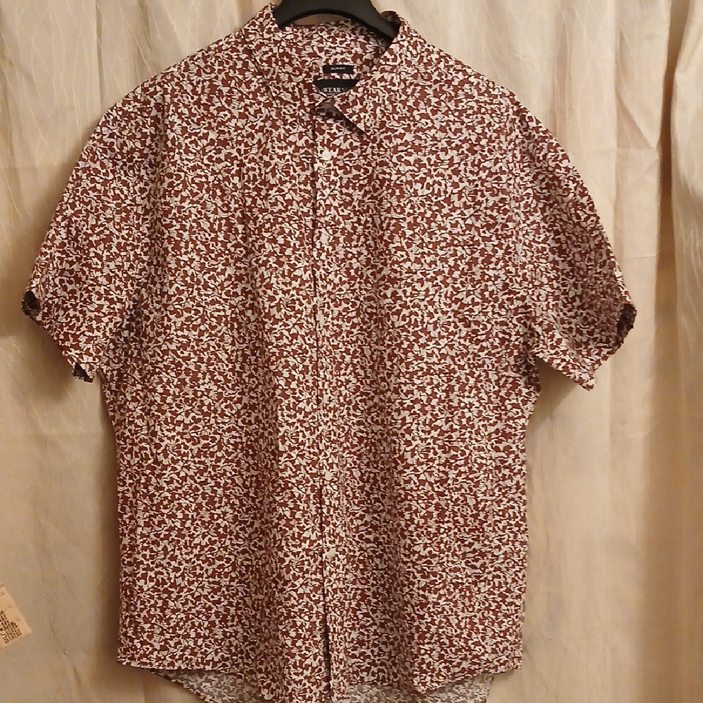 Awearness Kenneth Cole Men's purple Patterned Shirt Sz XXL